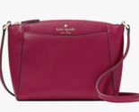 Kate Spade Monica Crossbody Dark Raspberry Leather Burgundy WKR00258 NWT... - £79.55 GBP