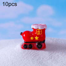 10pcs Christmas Cute Micro Landscape DIY Decorations Snowy Desktop Ornament, Sty - £0.78 GBP
