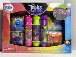 Trolls World Tour Sidewalk Chalk Game Set Bean Bags, Chalk and Chalk Hol... - £7.89 GBP