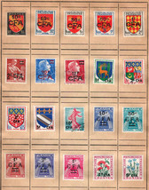 Worldwide  FRANCE Very Fine Mint Overprinted CFA Tax Stamps Hinged on List # 108 - $2.80