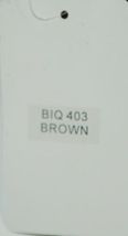NGIL BIQ403BR Brown White Pink Canvas Backpack Geometric Design image 7