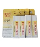 Burt&#39;s Bees 100% Natural Origin Rescue Lip Balm With Turmeric, Unscented... - £15.25 GBP
