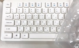 iRiver Korean English Keyboard USB Wired Membrane Cover Skin Protector (White) image 9