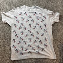 Disney Mickey Mouse Graphic Gray Short Sleeve T-Shirt Men’s 2XL XXL Mick... - €9,42 EUR