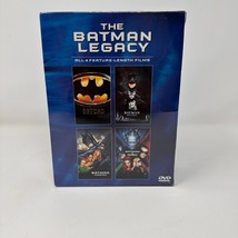 Batman Legacy Batman Returns Batman &amp; Robin Batman Forever DVD Boxed Set Sealed - £18.29 GBP