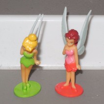 Disney Fairies PVC Figure Cake Topper lot of 2 Tinkerbell rosetta - £7.54 GBP