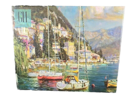 Grateful House 1000pc Yuri Obukhovsky Art Jigsaw Puzzle Sunny Lake Como - $14.01