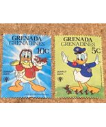 Disney Donald Duck Grenada Stamp 1979 *Pre-Owned* DTC - $187.27 MXN