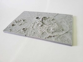 3D Topography map of the Aristarchus region on the moon - £10.94 GBP