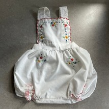Vintage Baby Girl Cradle Togs Bubble Romper Embroidery 6 months - $29.99