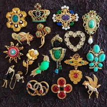 Brooch Vintage Antique Style Design Party Dress Accessories Brooches Gift - £6.36 GBP