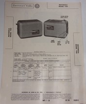 Vintage PhotoFact Motorola Model 700  Instructions 1950 - $4.99