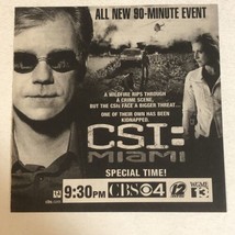 CSI Miami Tv Guide Vintage Print Ad David Caruso  Tpa4 - £4.43 GBP