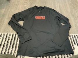 NWT men's XXL nike pro OSU fitted long sleeve shirt baseball, football BSBL FTBL - $37.99