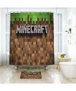 Mine_craf002 Shower Curtain Bath Mat for Bathroom Decorative Waterproof - $428.95 MXN+