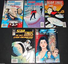 5 1990 DC Comics STAR TREK NEXT GENERATION 9 F 10 F 11 F 12 VG 13VG Comi... - $19.99