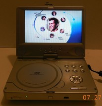 Polaroid PDV-0821T 8&quot; Silver Portable DVD Player Car Widescreen Movies M... - £57.46 GBP