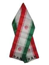 K&#39;s Novelties Set of 12 Iran Country Lightweight Flag Printed Knitted Style Scar - £77.68 GBP