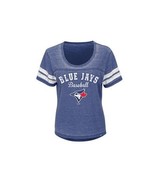 Women&#39;s Majestic Toronto Blue Jays 3/4 Sleeve Raglan T-Shirt, XL - £11.72 GBP