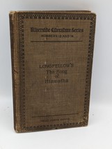 Vintage Book Longfellow&#39;s The Song Of Hiawatha Riverside Literature Series - £11.54 GBP