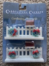 Cobblestone Corners Collectibles Coordinating Accessories Fences Mailboxes - £11.80 GBP