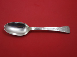 Lap Over Acid Etched by Tiffany Sterling Place Soup Spoon w/Plums 7" - $503.91
