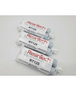 3 pack ResinTech RT125-DS-050 Flexible 2 Part Epoxy 50ML Black Motorspor... - $108.89