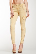 J BRAND Womens Trousers Maveric Slim Vintage Canard Yellow 26W 1337VK120 - £64.79 GBP