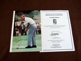 Arnold Palmer Best Wishes Pro Golf Hof Signed Auto Color Magazine Photo Tma - £118.69 GBP