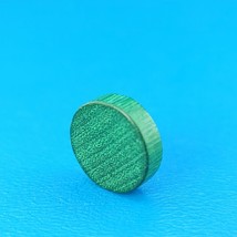 Parcheesi Green Flat Disc Pawn Token Replacement Game Piece Wooden Ludo 4037 - £1.35 GBP