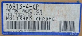 KOHLER T6913 4 CP Triton Valve Trim Rite Temp Lever Handle Polished Chrome image 3