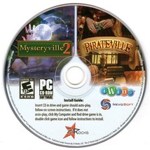 Mysteryville 2 &amp; Pirateville (PC-CD, 2009) 98/ME/2K/XP/Vista - NEW CD in SLEEVE - £4.67 GBP