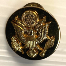 US Army Enlisted Male  Visor Hat Badge - $8.99