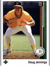 1989 Upper Deck 585 Doug Jennings Rookie Oakland Athletics - $0.99