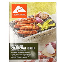 Disposable Instant Charcoal Grill – 540G Charcoal Content, Aluminum - £19.38 GBP