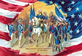 Washington Taking Command of the Army 20 x 30 Poster - £20.71 GBP