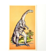 1975 PLATEOSAURUS Dinosaur Card Vintage Prehistoric Illustration Ephemer... - $368.02 MXN