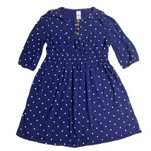 Bright Bold Blue and White Polkadot Fit &amp; Flare Tunic Dress Old Navy Size 4T - £11.07 GBP