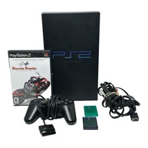 Sony PlayStation 2 Console PS2 Fat Gaming System SCPH-30001R Black w/ Co... - £106.51 GBP