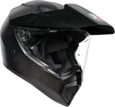 AGV Adult Street Bike AX-9 Solid Color Helmet Matte Carbon MS - $714.95