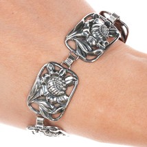 Art Deco Sterling Danecraft floral bracelet - £87.78 GBP