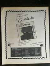 Vintage 1981 Genesis abacab Album Full Page Original Ad - $6.64
