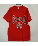 80s 90s Chicago Bulls NOS New Tags Vtg CHAMPION T Shirt Sz XL Jordan Era... - £100.19 GBP