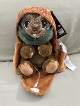 Disney Parks Star Wars Baby Ewok in a Hoodie Pouch Blanket Plush Doll NEW image 4