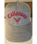 Callaway Golf Hat Cap La Costa Grey White Pink Adjustable - $40.93 CAD