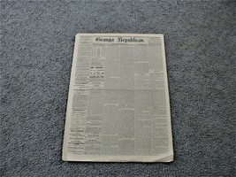 Geauga Republican, Wednesday, February 9, 1881- Chardon, Ohio Newspaper. - £14.83 GBP