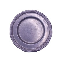 VTG 1974 Country Ware Pewter Metal 10.5&quot; Plate. - $8.42
