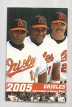 2005  BALTIMORE ORIOLES  Baseball MLB Media GUIDE - $8.64