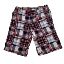 Crazy 8 Boy&#39;s Plaid Shorts Blue/Red July 4th Size 8 - $184.53 MXN