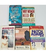 Lot of 5 Assorted Cassette Tape Audio Books Fiction Novels, Patch Adams ... - £10.49 GBP